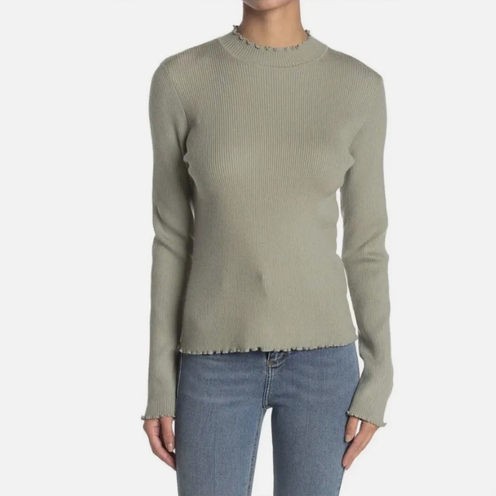 Lush Ribbed Knit Sweater